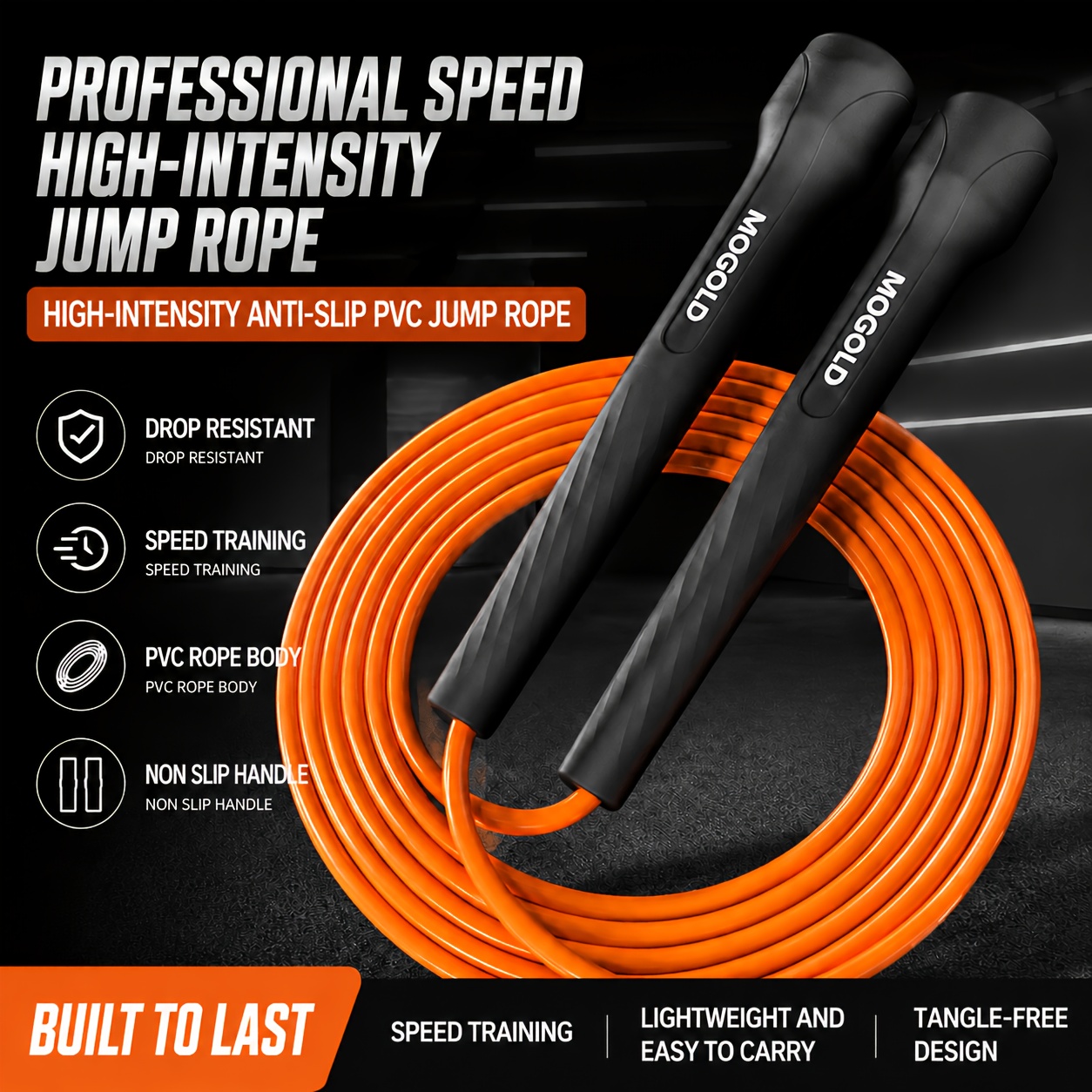 Skipping Rope Pvc - Professioneel snel springtouw - Ultralicht PVC
