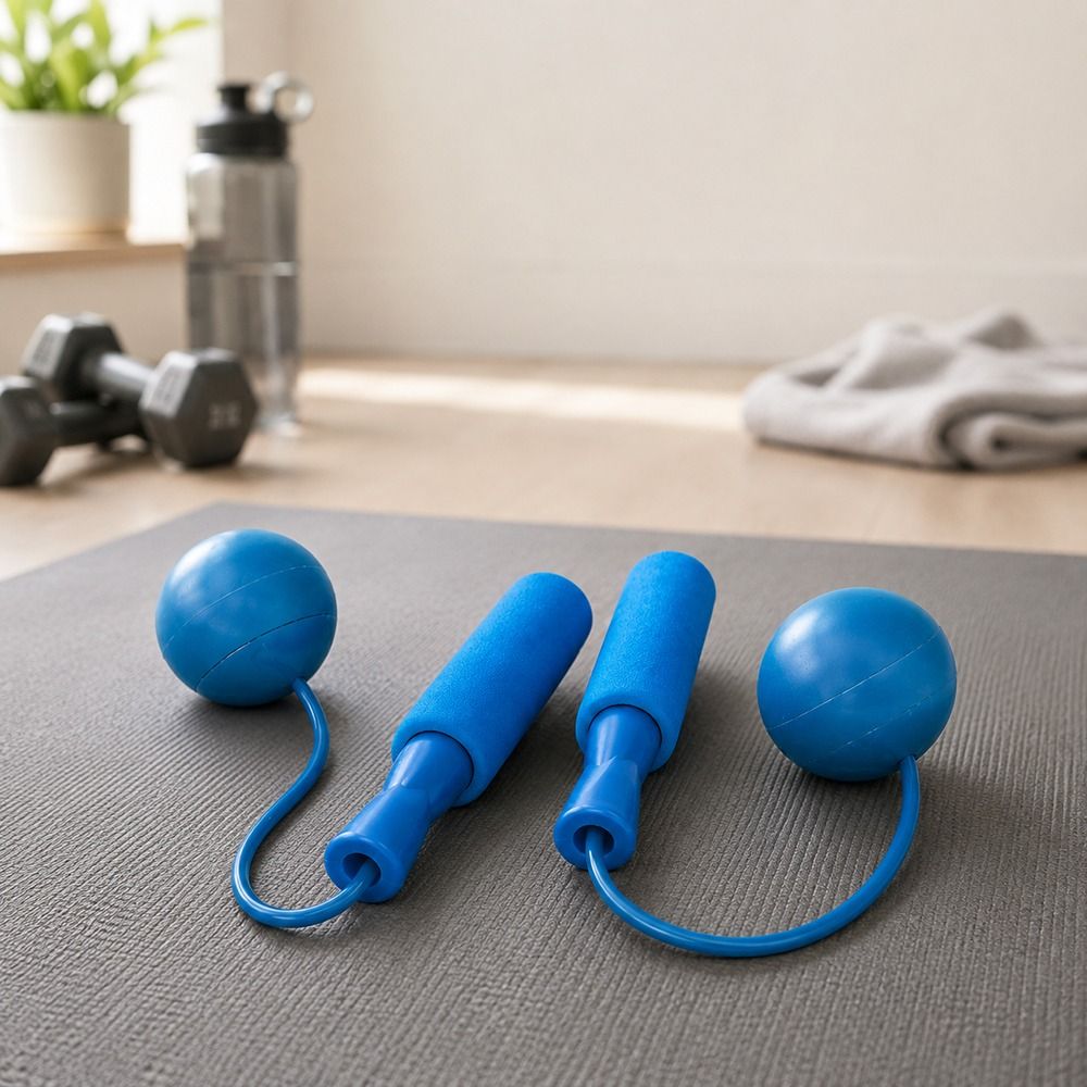 Skipping Rope Pvc - PVC-touw materiaal, draadloos springtouw, blauwe en