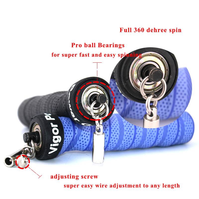 Vigor Power Gear Verstelbare k - Jump Rope Speed Bearing recensie en prijs